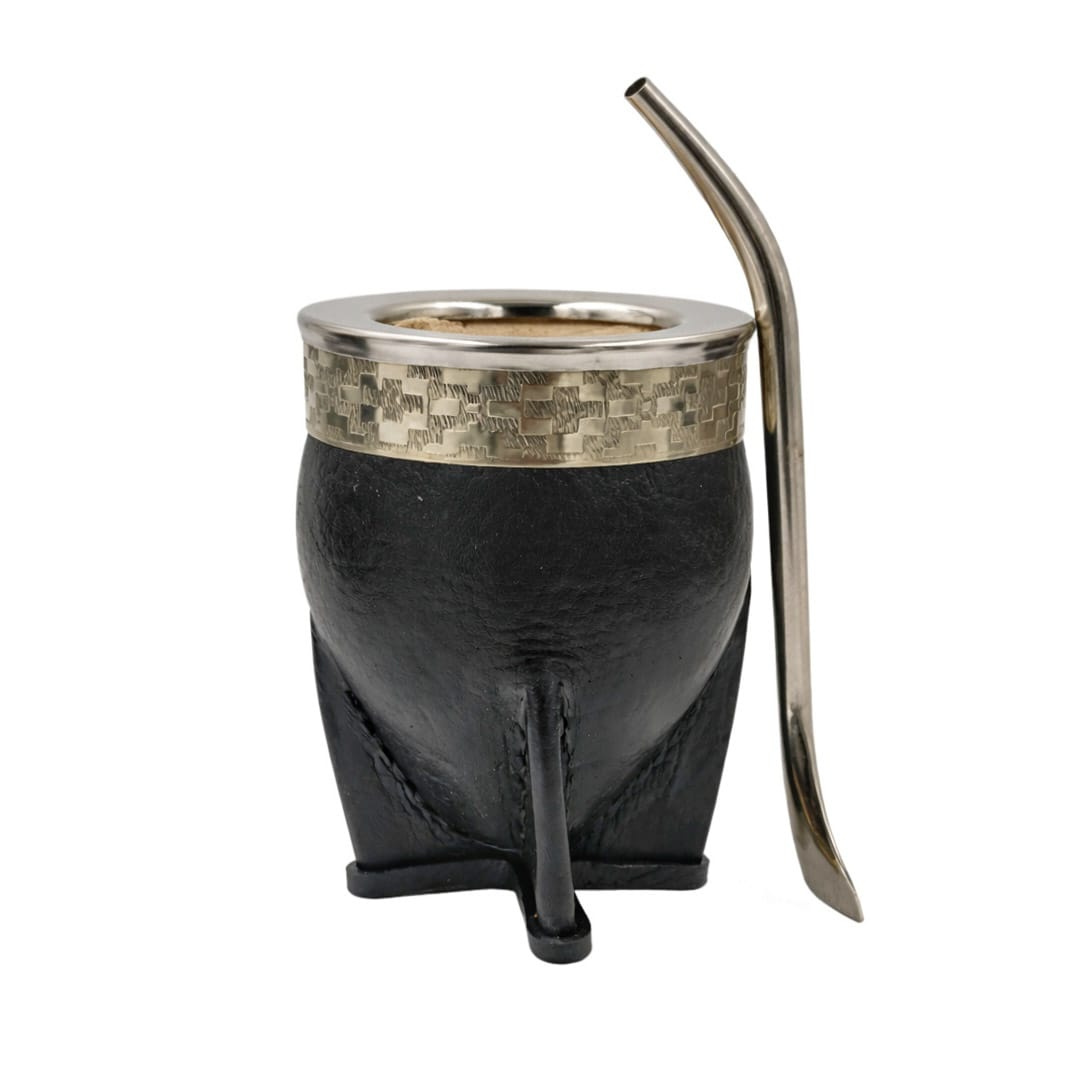 Mate imperial de calabaza acero - alpaca + bombilla